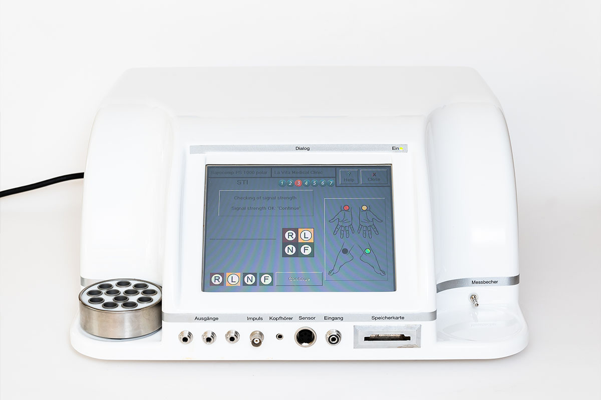 振動測定治療器Rayocomp-PS1000ポラー